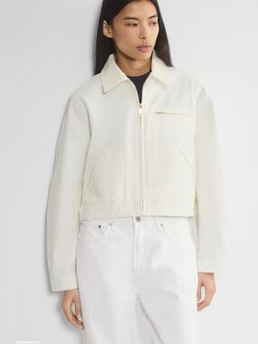 Aritzia TNA Barkley Lightweight
Workwear Jacket in Light Birch Size L